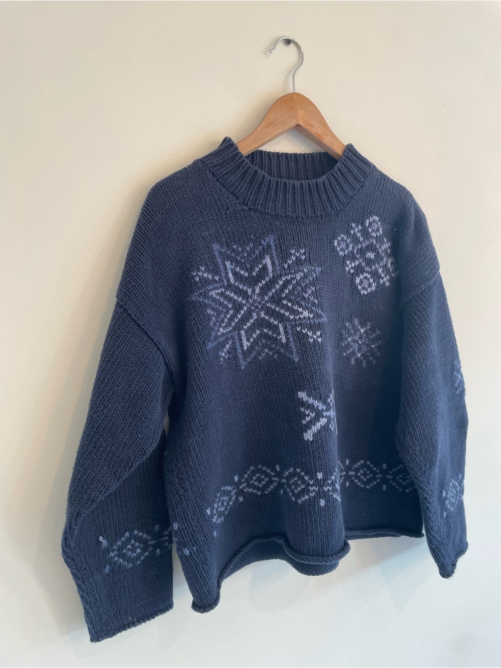 Vintage Whimsical Knit Cotton Sweater